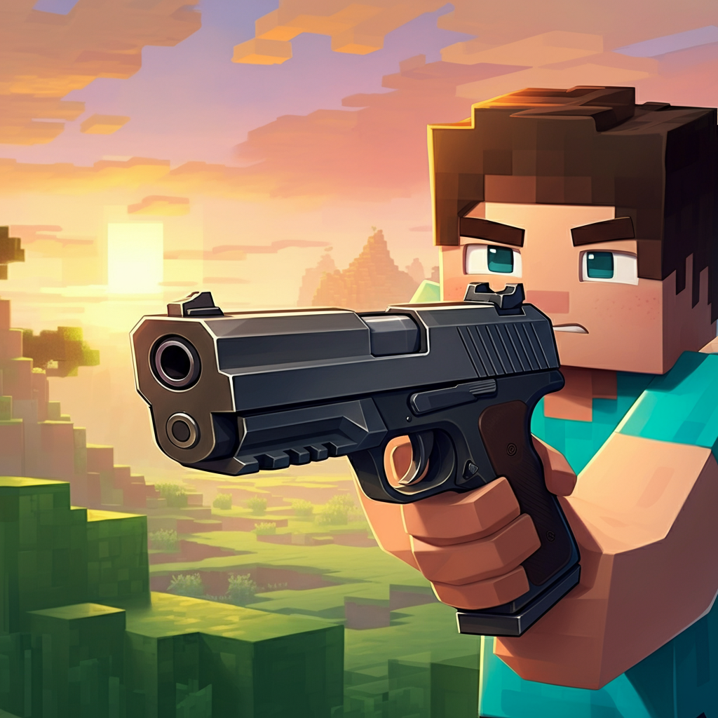 Handguns Mod For Minecraft