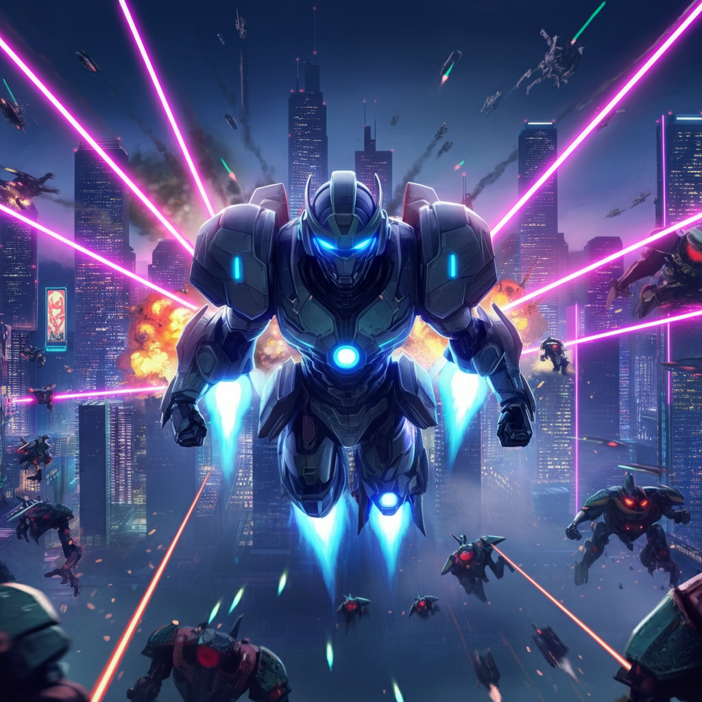Flying Hero Robot: Robot Games