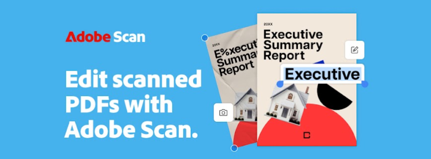 Adobe Scan AI PDF Scanner, OCR